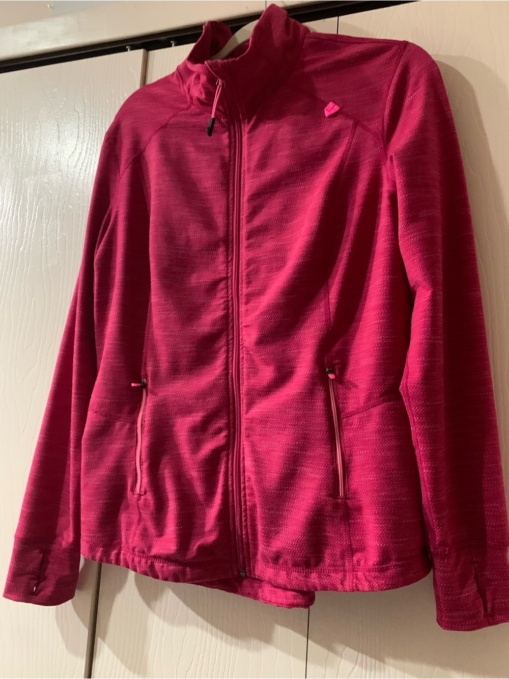 Tangerine Women's Hot Pink Full-Zip Bomber Jacket